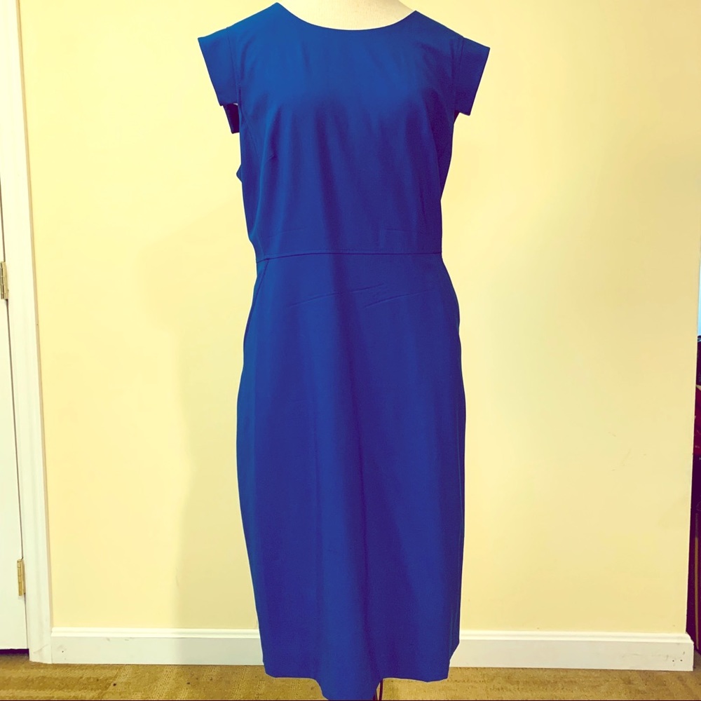 J. Crew royal blue Resume dress, size 16